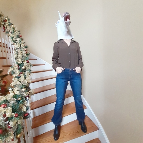 Lucky Brand Sofia Boot Ankle Jeans Dark Wash 8/29 - Picture 3 of 8